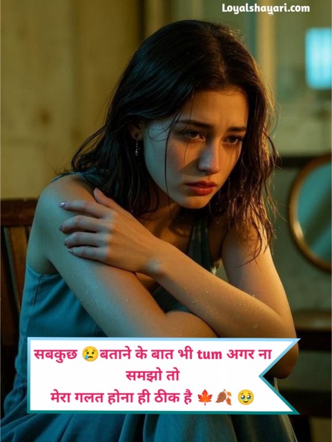 Sad Shayari In Hindi 