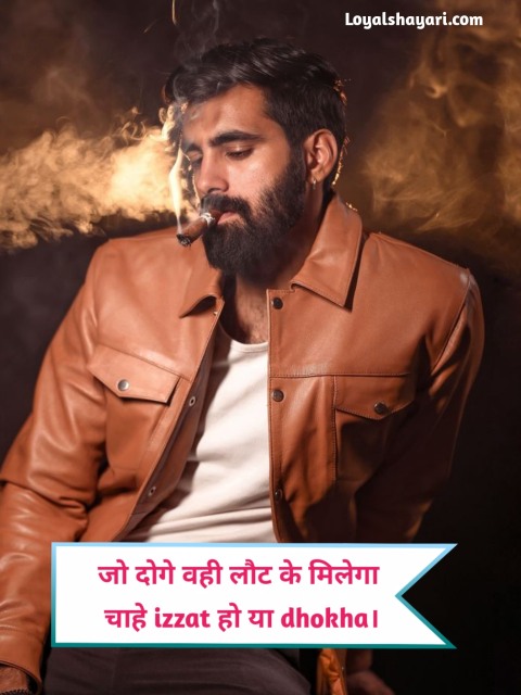 Sudhri Hai To Bas Meri Aadate Attitude Shayari